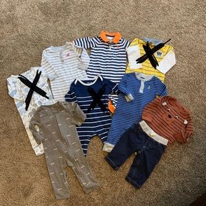 (6 mo) Baby Boy Romper Lot